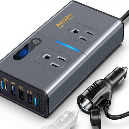 POWER INVERTER 300W CON CONECTOR USB D.WORLD