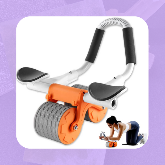 💪🔥 RODILLO ABDOMINAL CON SOPORTE PARA CELULAR