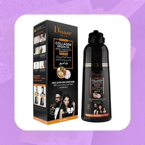 SHAMPO ANTI-CANA NEGRO CON COLAGENO Y ACEITE ARGAN