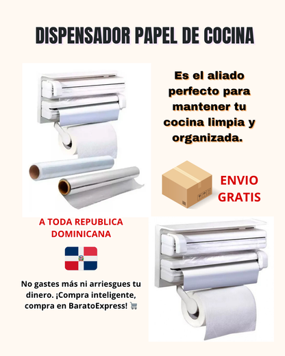 DISPENSADOR PAPEL DE COCINA