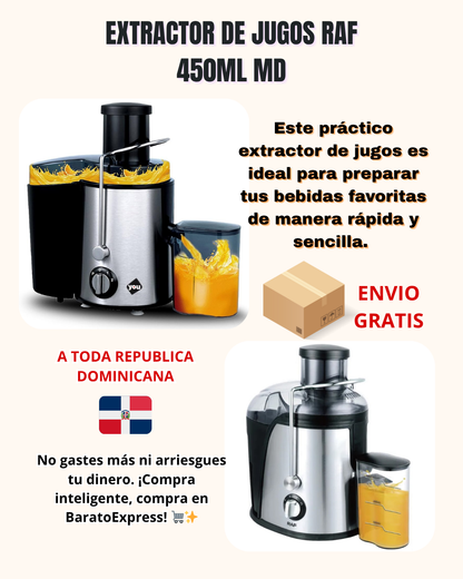 EXTRACTOR DE JUGOS 450ML MD