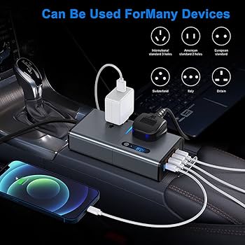 POWER INVERTER 300W CON CONECTOR USB D.WORLD