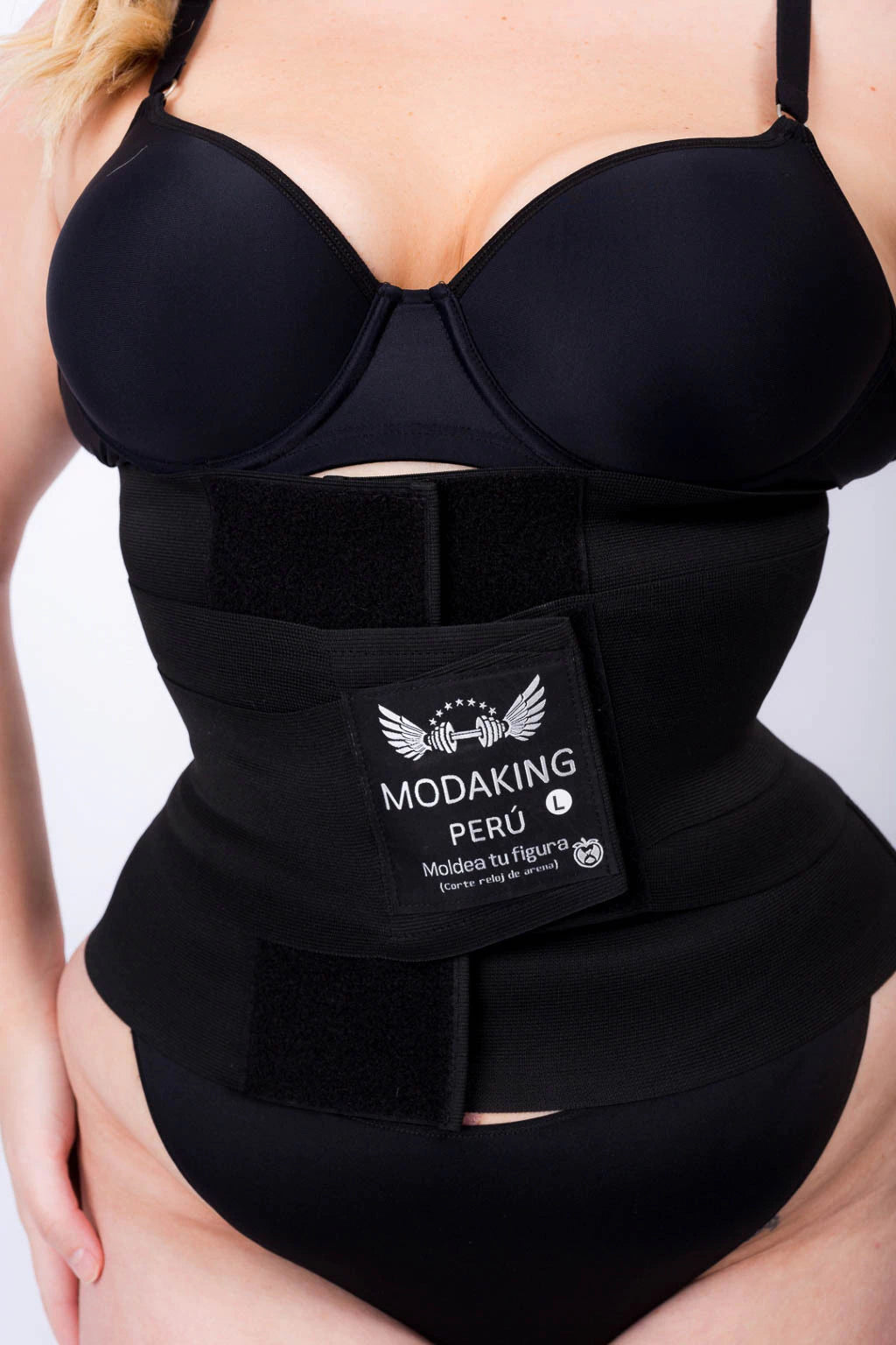 Faja Moda Reloj de Arena – Talla XS, S, M, L, XL Negro